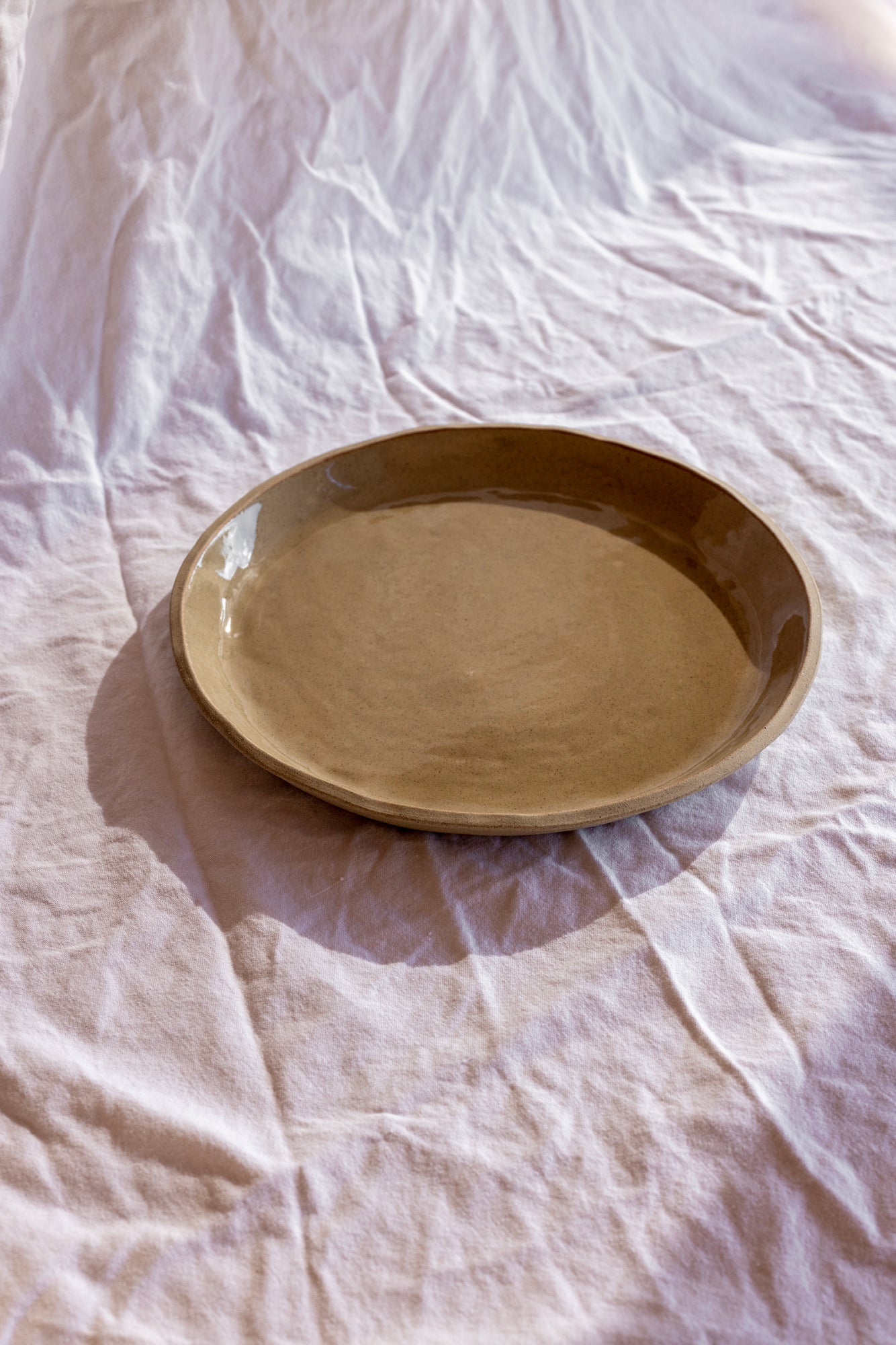 round serving platter - large
