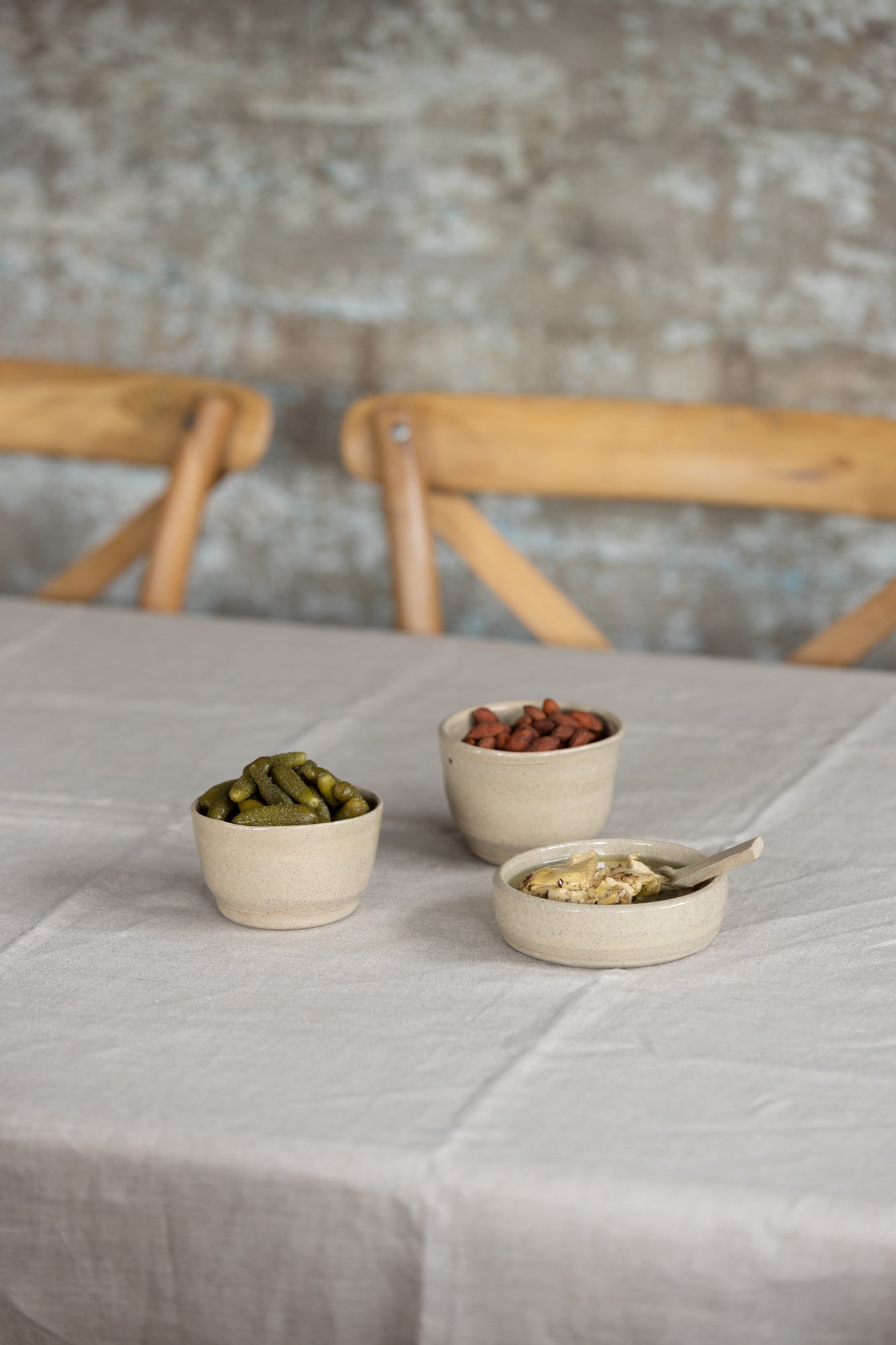 hemp linen tablecloth - clean edge